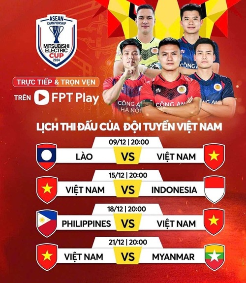 Lịch thi đấu bóng đá Việt Nam hôm nay và cập nhật mới nhất